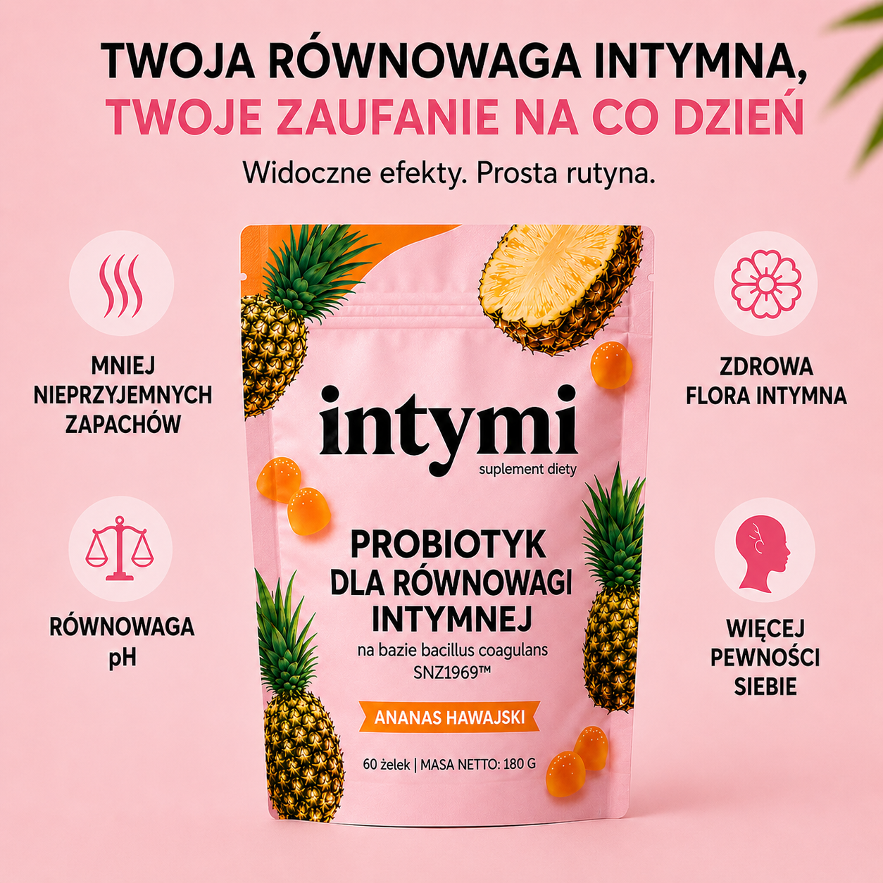 Żelki Probiotyczne Intymi - Naturalna Równowaga & Świeżość